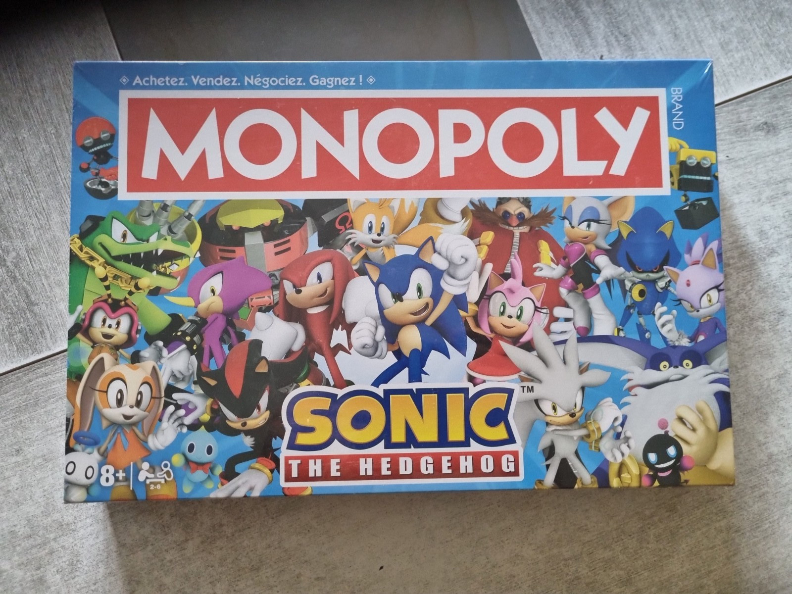 jeu de societe monopoly sonic the hedgehod neuf